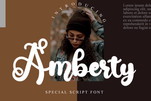 Amberty: The Elegant Script Font for Small Business Branding
