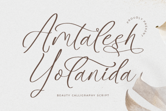 Amtalesh Yolanida: A Dazzling Script Font for Makers