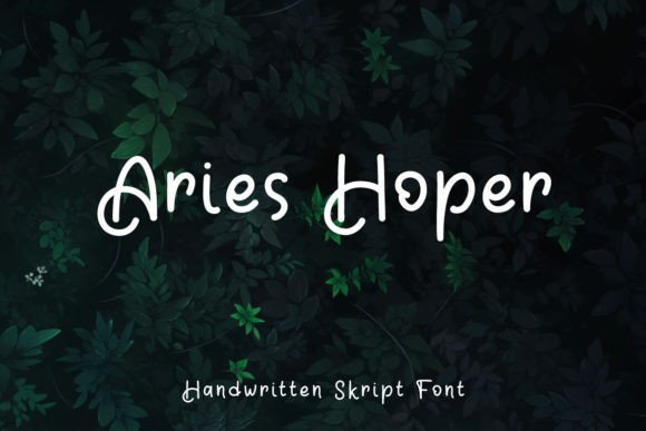Aries Hoper: The Perfect Handwritten Script Font for Makers