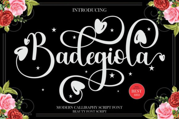 Badegiola: Elevate Your Brand with Elegant Script Fonts