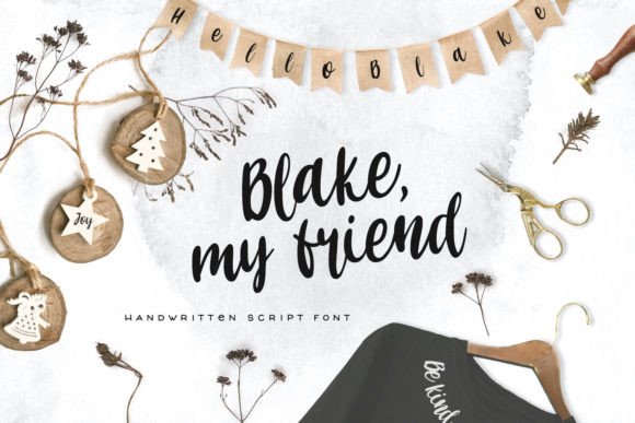 Blake My Friend: The Perfect Handwritten Font for Crafters