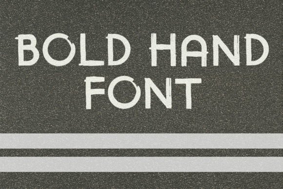 Bold Hand Font for Impactful Craft Designs