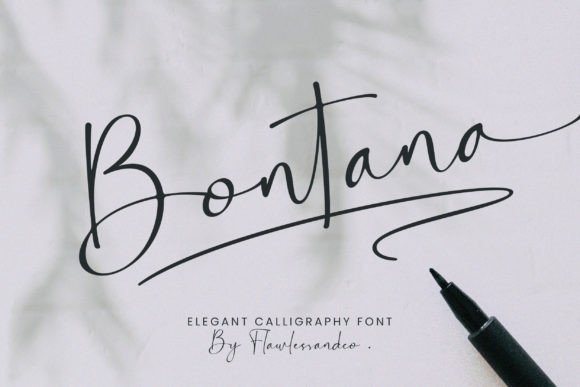 Bontana: The Elegant Calligraphy Font for Branding