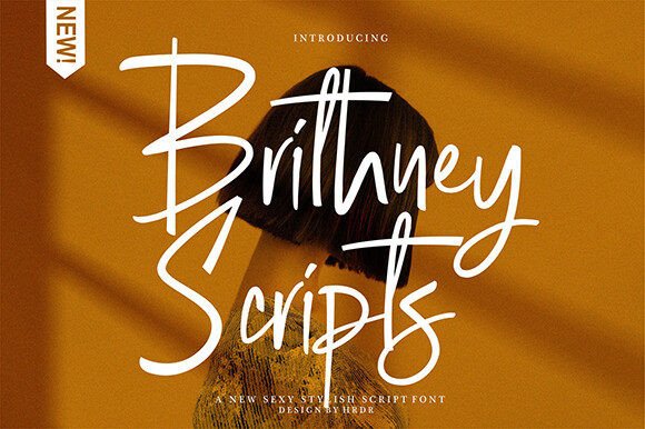 Brithney Scripts: A Stylish Typeface for Modern Branding