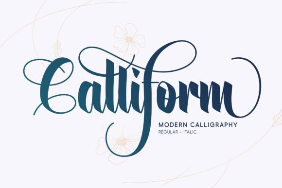 Calliform: The Modern Script Typeface for Editorial Design