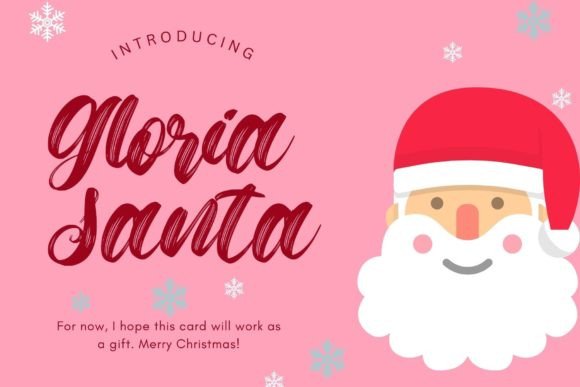 Gloria Santa Font for Whimsical Branding