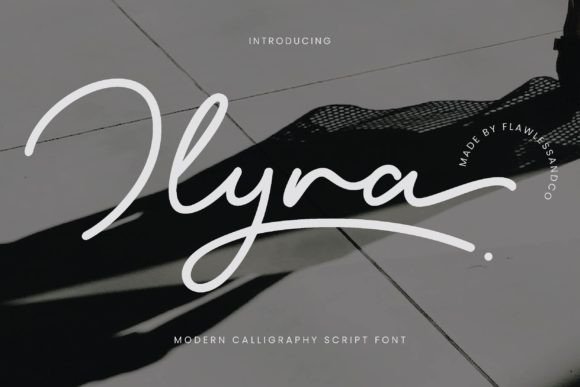 Ilyra: A Modern Calligraphy Script Font for Web Design