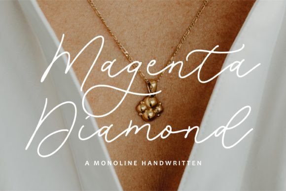 Magenta Diamond Font Review for Branding