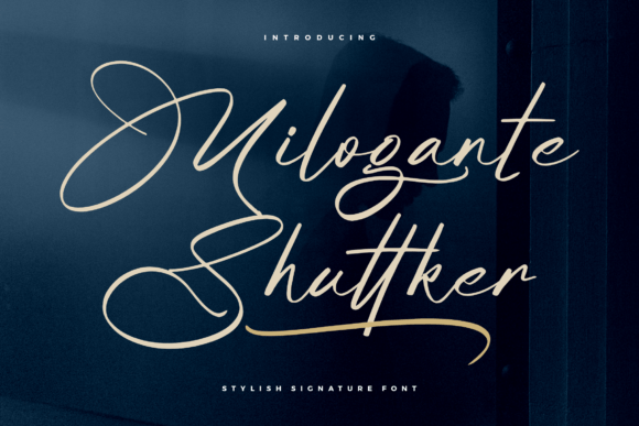 Milogante Shuttker Font for Small Business Branding