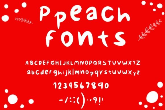 Ppeach: A Friendly Script Font for Web Design