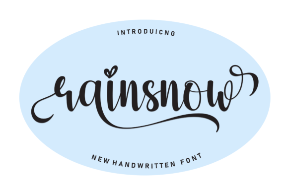 Rainsnow Script Font for Modern Branding