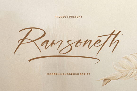 Ramsoneth: A Handwritten Typeface for Editorial Warmth
