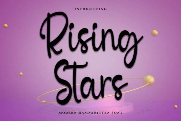 Rising Stars Font for Elegant Web Design
