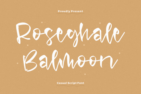 Roseghale Balmoon Font for Bold Campaigns