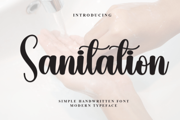 Sanitation Typeface for Elegant Branding