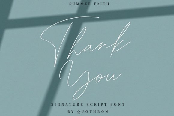 Summer Faith Font for Elegant Branding