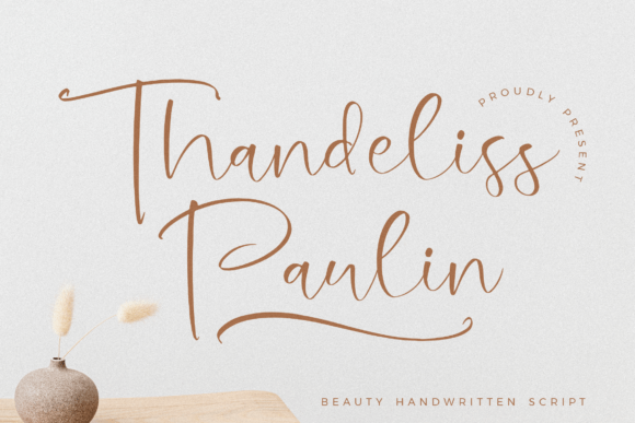 Thandeliss Paulin: A Handwritten Font for Digital Design