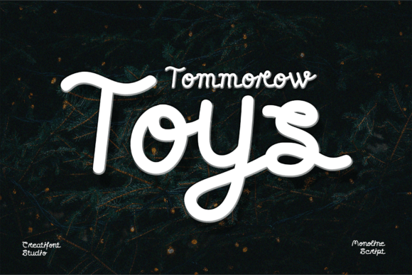 Tomorrow Toys Font: A Playful Script for Branding