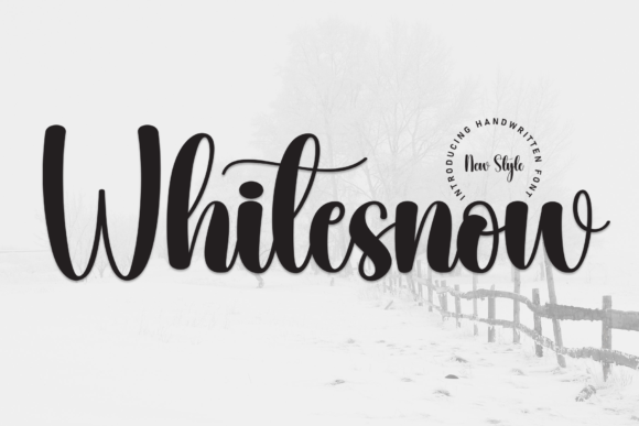 Whitesnow Typeface for Elegant Branding