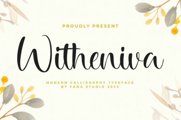 Witheniva Font Review: Elegant Script for Designers